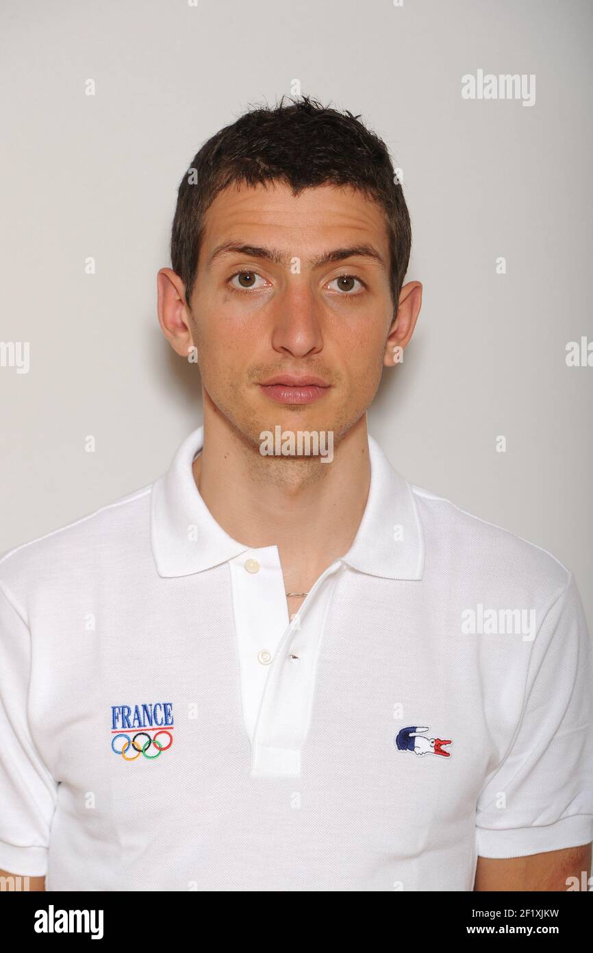 Giochi olimpici - Sotchi 2014 - Ritratti squadra francese - Sport sul ghiaccio - Parigi - Francia - 28 maggio 2013 - Curling - Wilfrid Coulot - Foto Stephane Kempinaire / KMSP / DPPI - Foto Stock