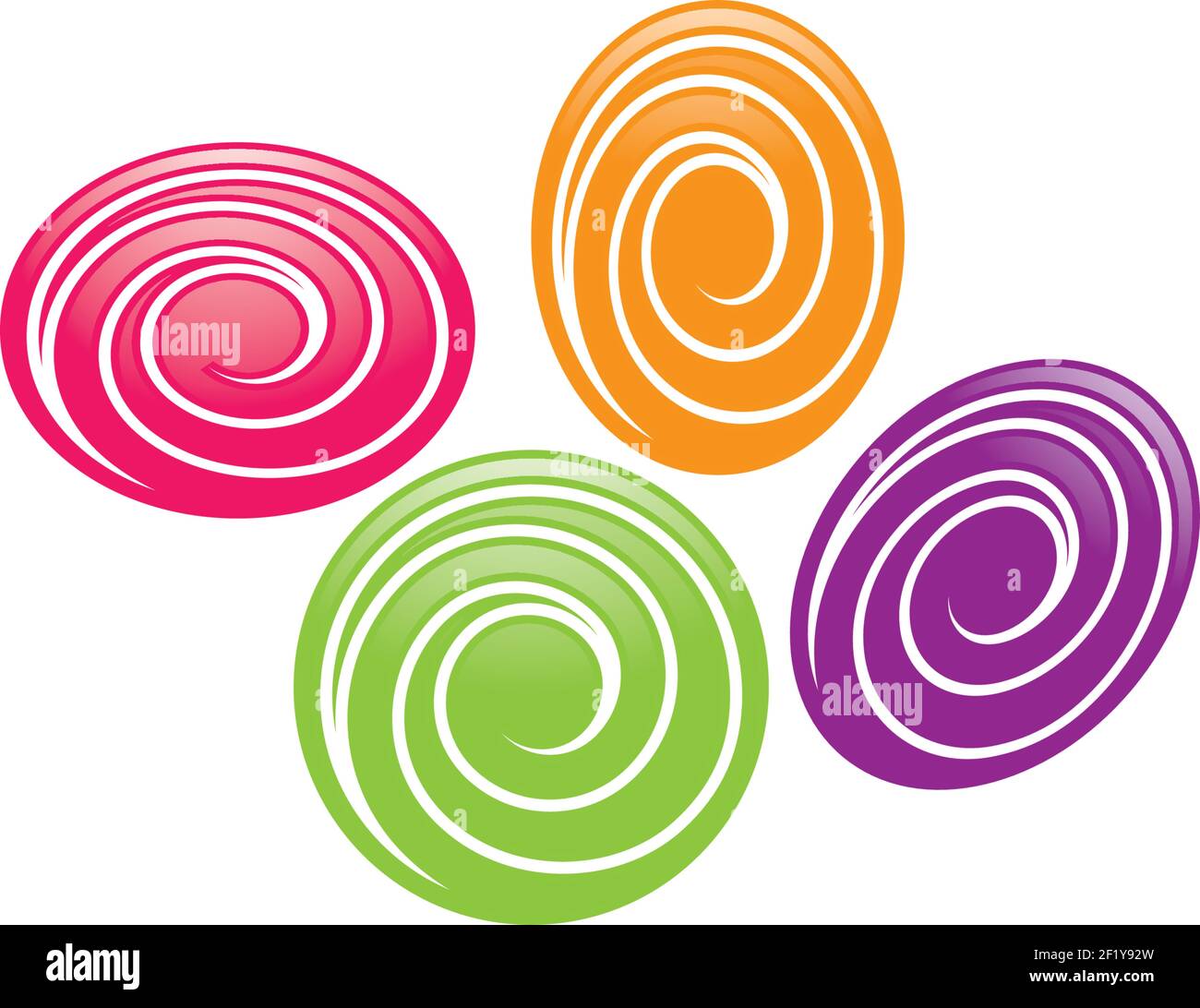 Disegno dell'illustrazione dell'icona di Candy Vector Illustrazione Vettoriale