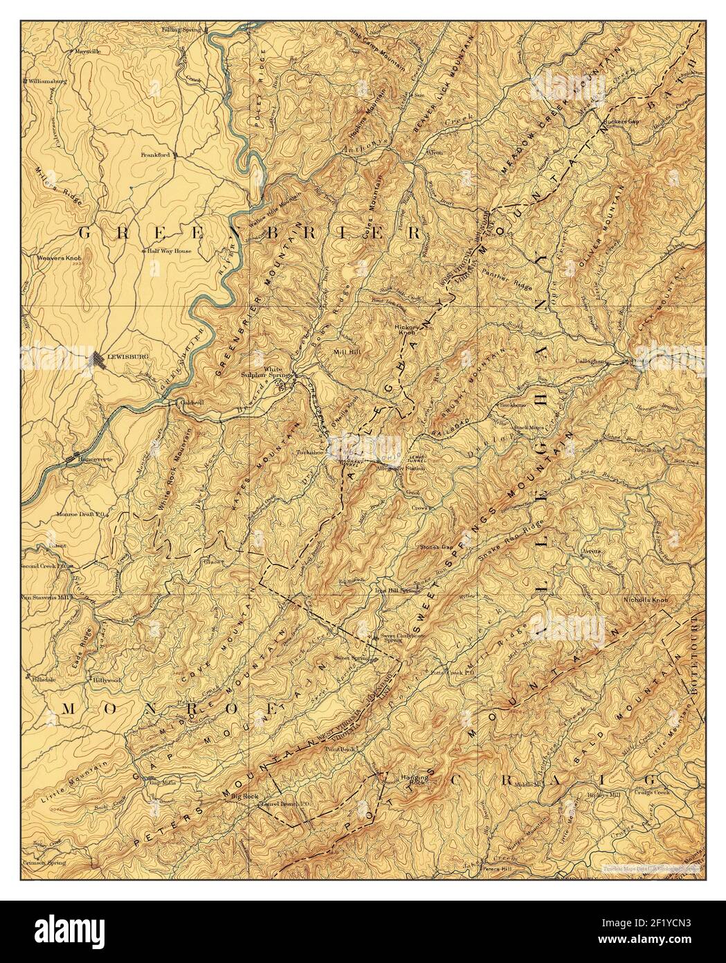 Mappa di lewisburg virginia immagini e fotografie stock ad alta risoluzione Alamy