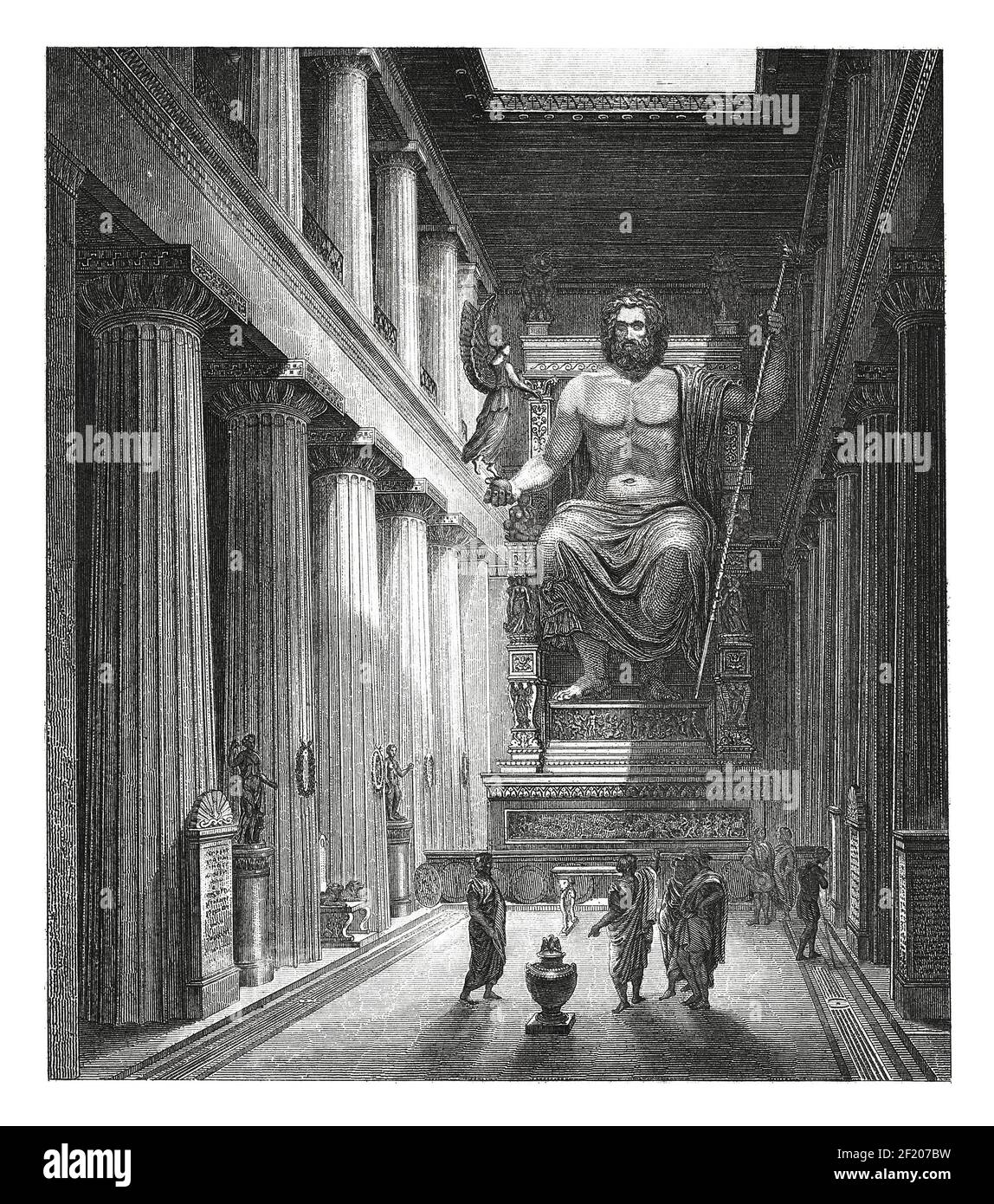 Temple with the statue of zeus Immagini senza sfondo e Foto Stock ritagliate - Alamy