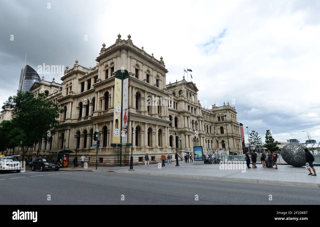 The Treasury Casino and Hotel a Brisbane, Australia. Foto Stock