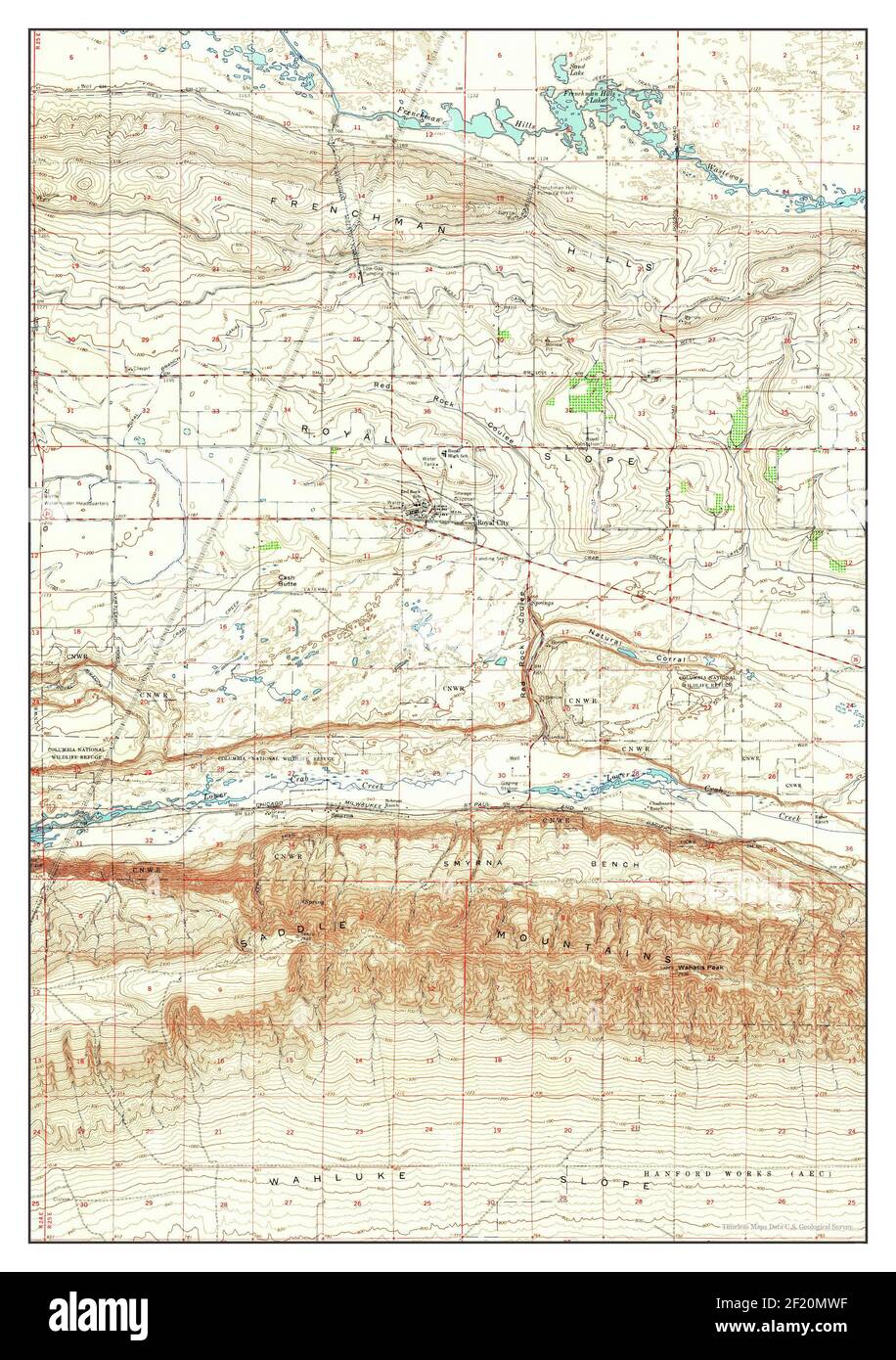 Smyrna, Washington, mappa 1965, 1:62500, Stati Uniti d'America da Timeless Maps, dati U.S. Geological Survey Foto Stock