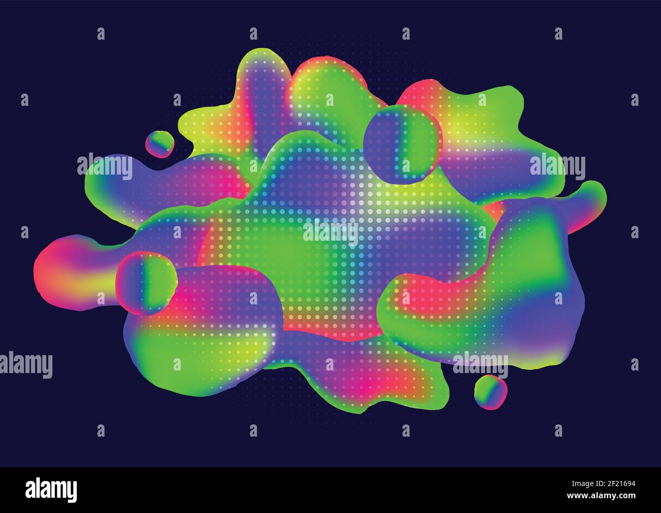 Modello decorativo grafico disegno grafico sfumato a colori astratto. Sovrapposizione con sfondo movimento mezzitoni. Illustrazione Illustrazione Vettoriale