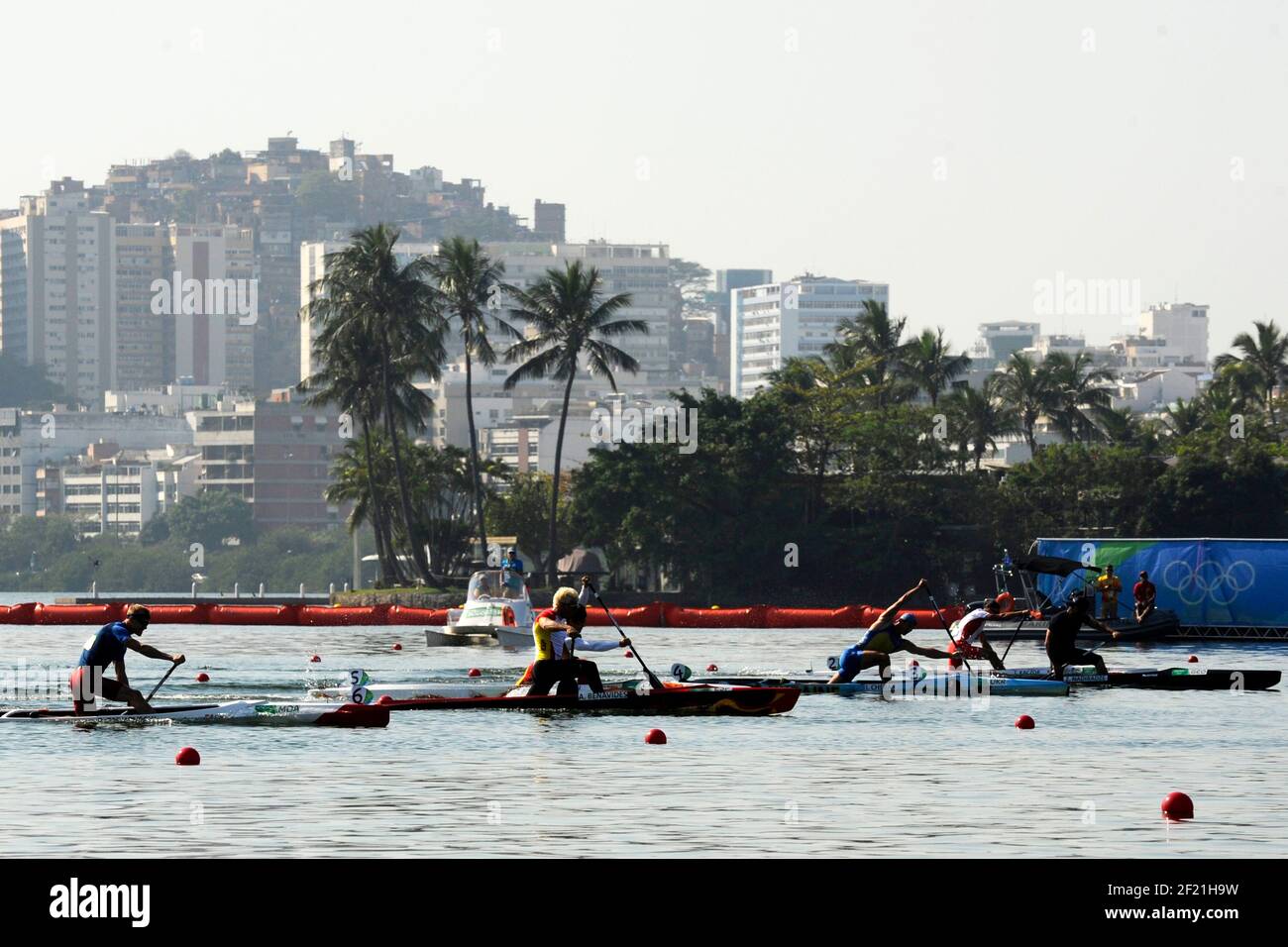 Ambiance Lagoa Stadium durante i Giochi Olimpici RIO 2016, Boxing, il 17 agosto 2016, a Rio, Brasile - Foto Jean Marie Hervio / KMSP / DPPI Foto Stock