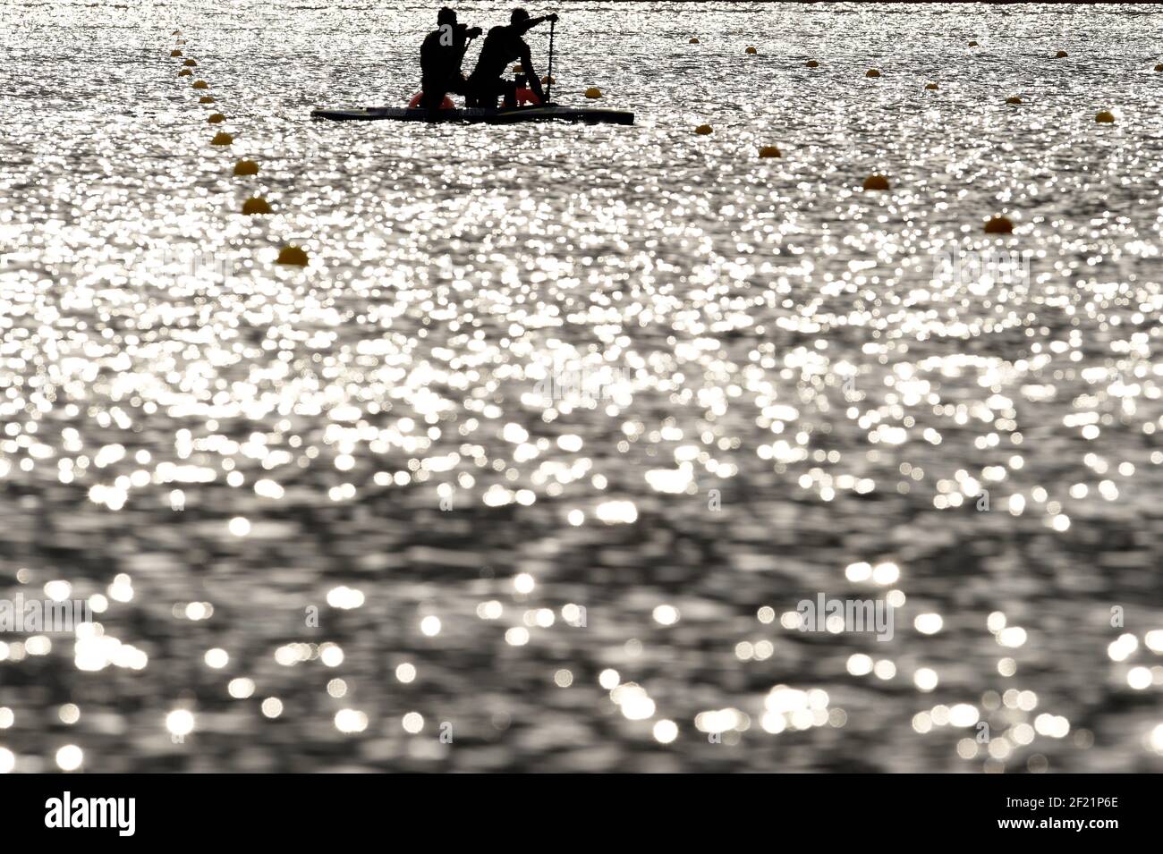 Illustrazione durante i Giochi Olimpici RIO 2016, Canoe Sprint, il 20 agosto 2016, a Rio, Brasile - Foto Philippe Millereau / KMSP / DPPI Foto Stock