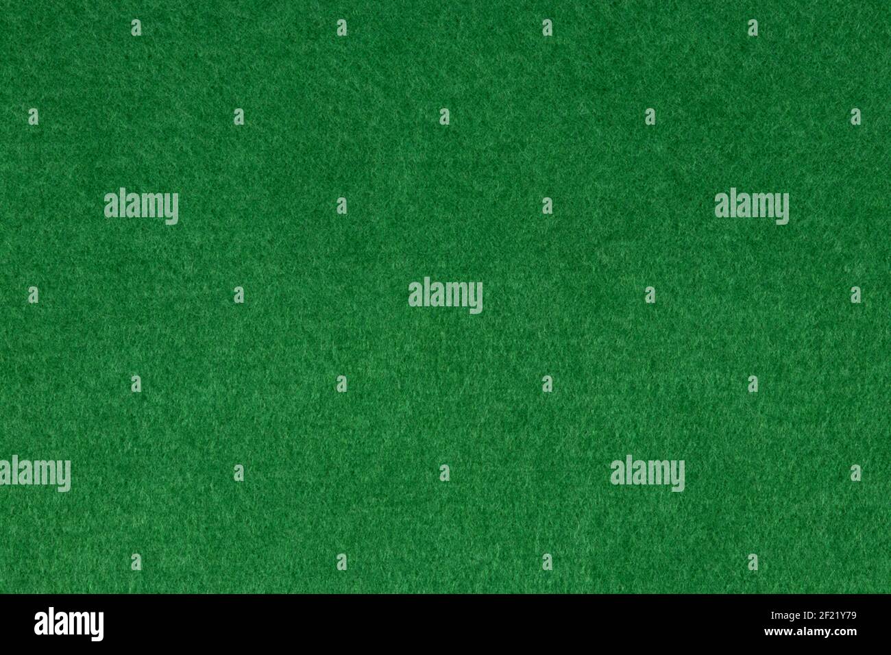 Vista in primo piano in feltro verde per sfondo o sfondo Foto Stock