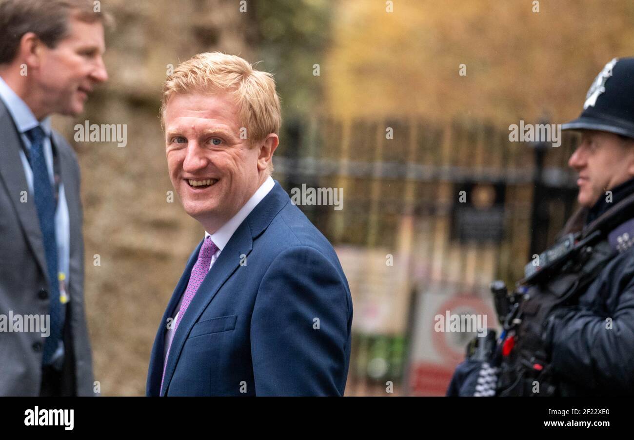Londra, Regno Unito. 10 marzo 2021. Oliver Dowden, Segretario alla Cultura nel 10 Downing Street, Londra UK Credit: Ian Davidson/Alamy Live News Foto Stock