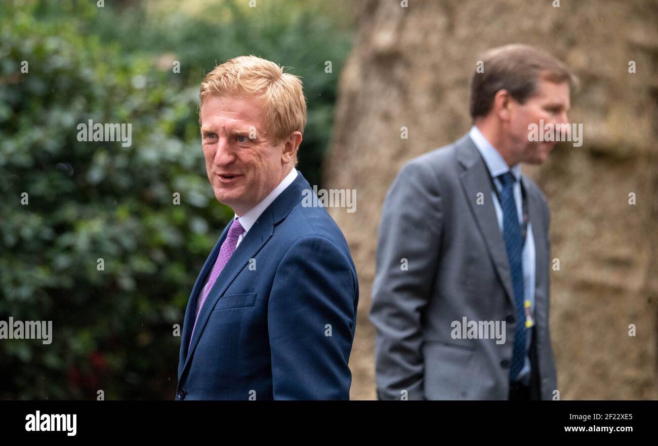 Londra, Regno Unito. 10 marzo 2021. Oliver Dowden, Segretario alla Cultura nel 10 Downing Street, Londra UK Credit: Ian Davidson/Alamy Live News Foto Stock