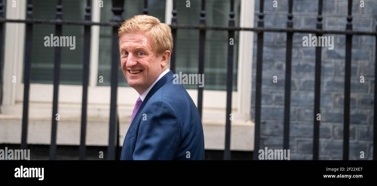 Londra, Regno Unito. 10 marzo 2021. Oliver Dowden, Segretario alla Cultura nel 10 Downing Street, Londra UK Credit: Ian Davidson/Alamy Live News Foto Stock