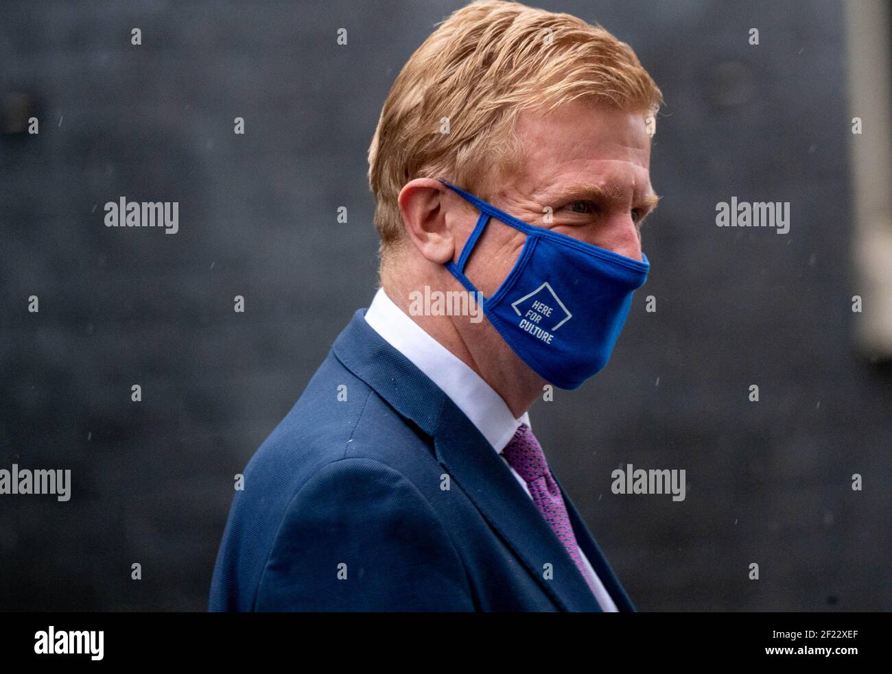 Londra, Regno Unito. 10 marzo 2021. Oliver Dowden, Segretario alla Cultura nel 10 Downing Street, Londra UK Credit: Ian Davidson/Alamy Live News Foto Stock