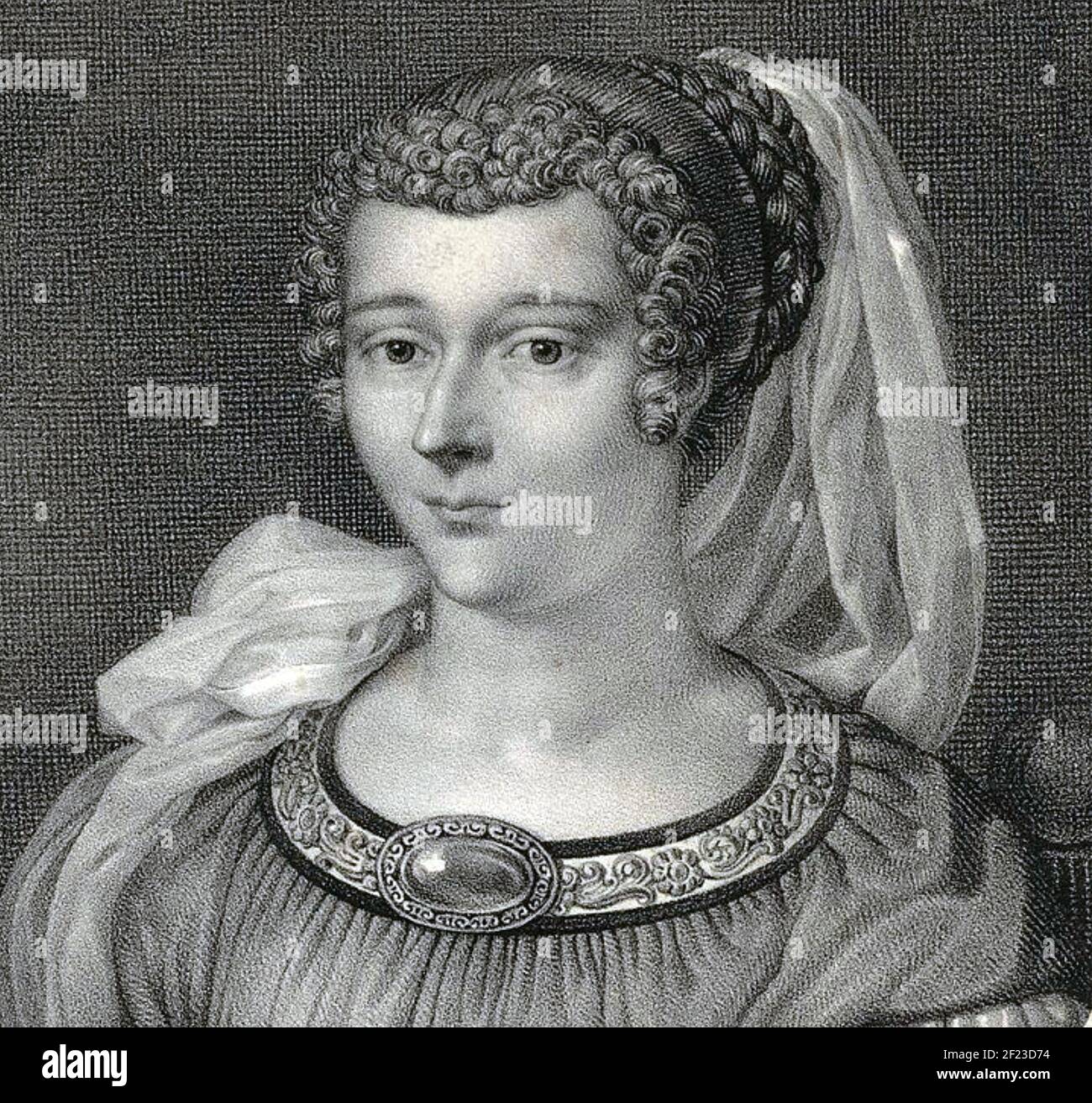MARIE de GOURNAY (1565-1645) romanziere e femminista francese Foto Stock
