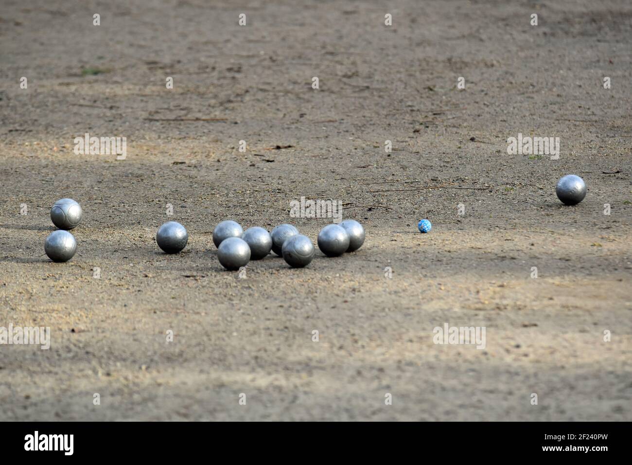 Palline Boules Foto Stock