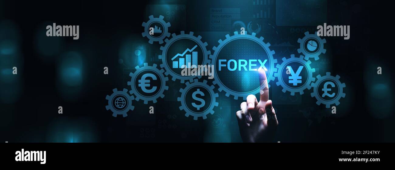 Forex online trading borsa investimento business finanza concetto Foto Stock