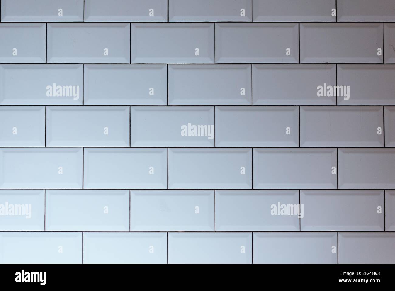 tessere mosaico blu con riempimento nero Foto Stock