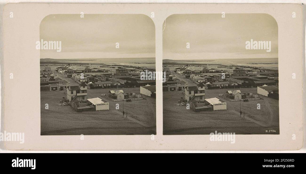 Gezicht op Swakopmund, Zuidwest-Afrika.in basso a destra della foto sullo stato di destra: R.224. Foto Stock