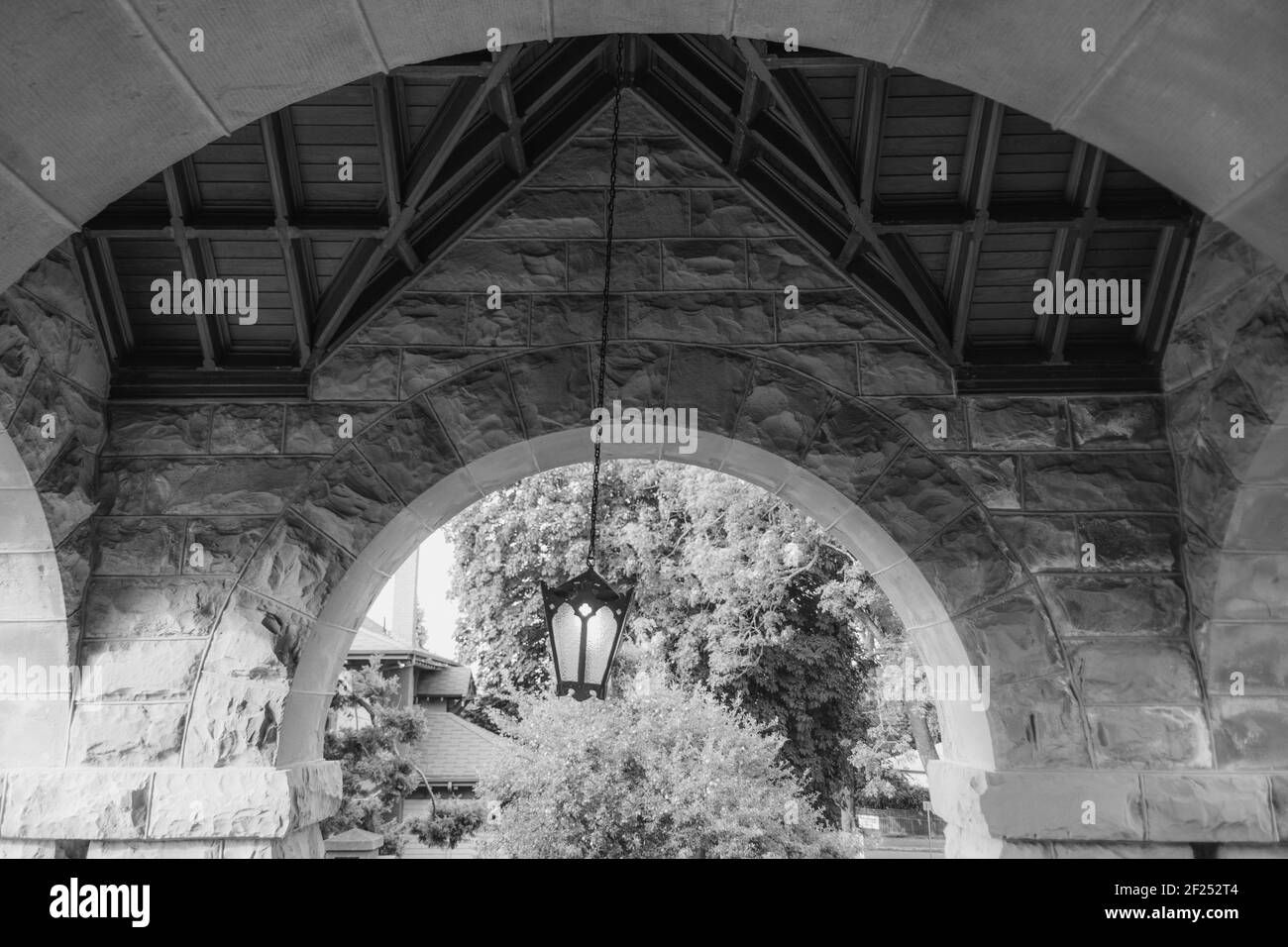 Craigdarroch Castle, un sito storico nazionale del Canada a Victoria, British Columbia, Canada Foto Stock