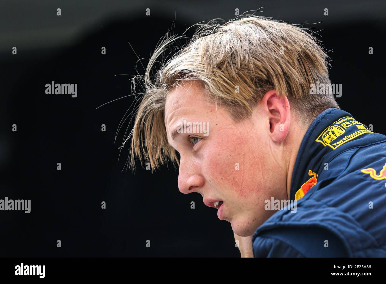 Lawson Liam (nzl), Gran Premio di Hitech, Dallara F2, ritratto durante il Campionato FIA Formula 2 2021 test pre-stagione dall'8 al 10 marzo 2021 sul circuito Internazionale del Bahrain, a Sakhir, Bahrain - Foto Sebastiaan Rozendaal / Dutch Photo Agency / DPPI / LiveMedia Foto Stock