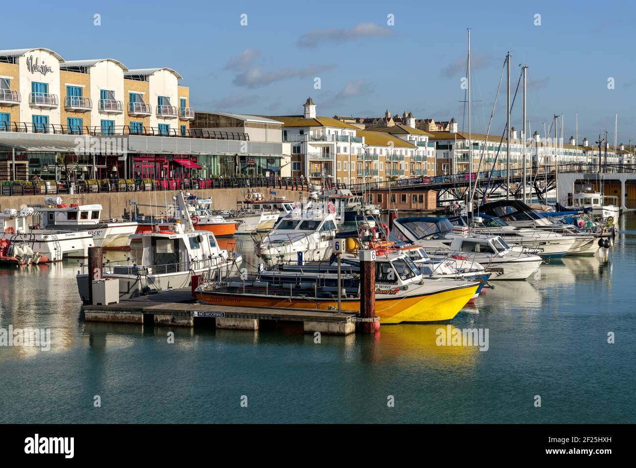 BRIGHTON, SUSSEX/UK - Gennaio 8 : vista della Marina in Brighton Sussex su Gennaio 8, 2019 Foto Stock