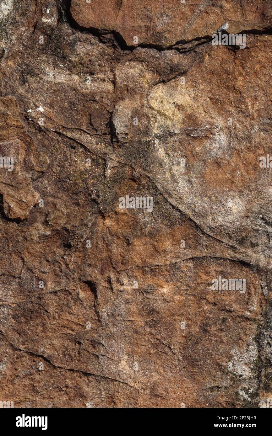 Red Rock primo piano sfondo Foto Stock