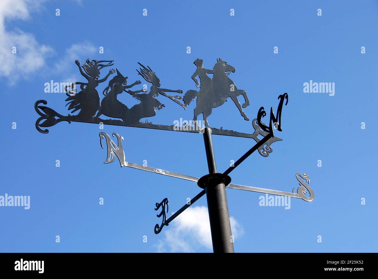 Meteo palette su Poets Path, Ayrshire, Scozia Foto Stock