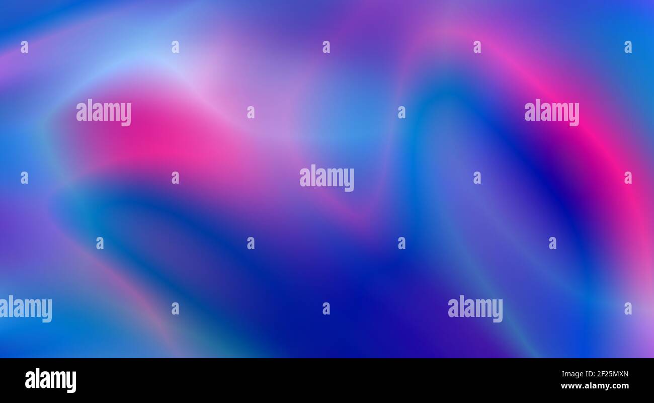 Radianza. Astratto sfondo sfocato multicolore con sfumature di colore rosso cerise, viola e blu. Sfondo grafico lucido Foto Stock