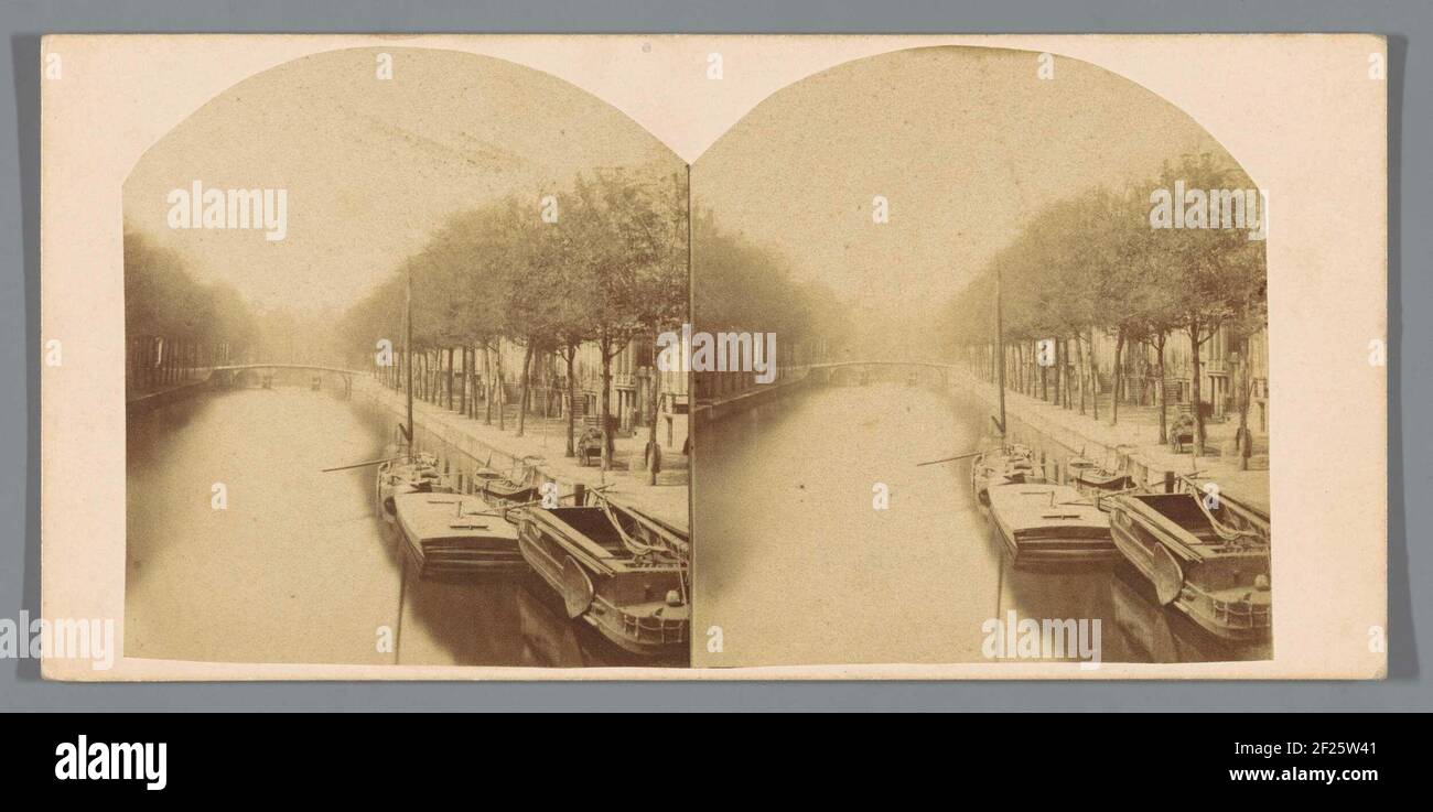 De Heerengracht ad Amsterdam, dal regolare alla Vijzelstraat .. Foto Stock