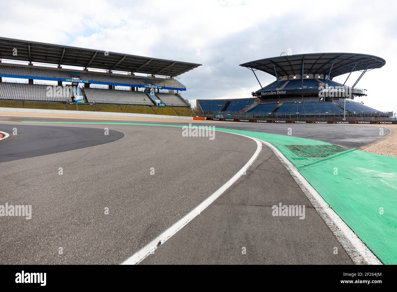 Nürburgring, posti vuoti, nessuna gara, nessun evento Foto Stock