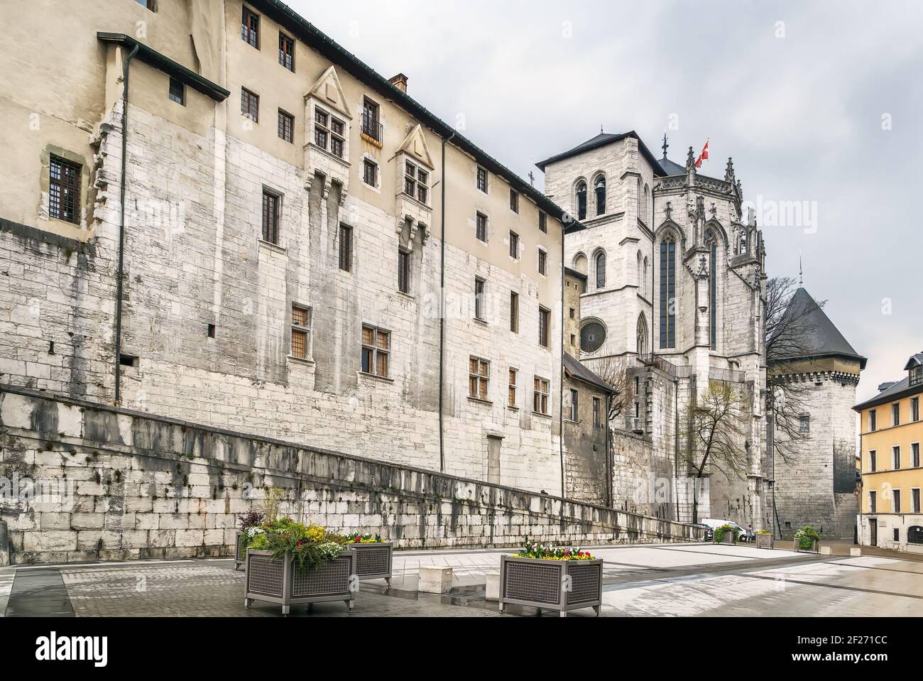 Castello dei Duchi di Savoia, Chambery, Francia Foto Stock