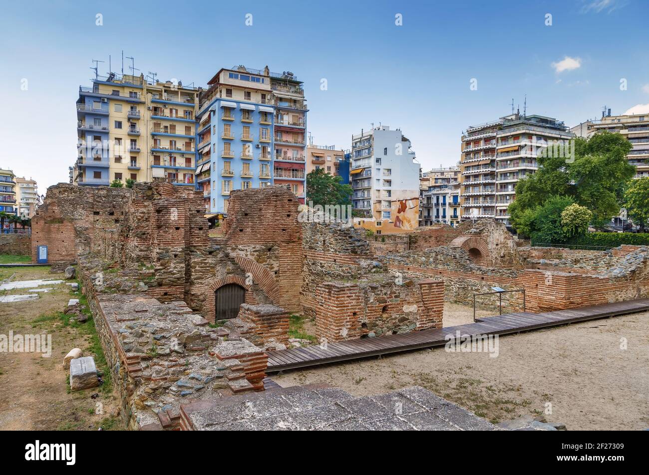 Complesso del Palazzo Galerius, Salonicco, Grecia Foto Stock