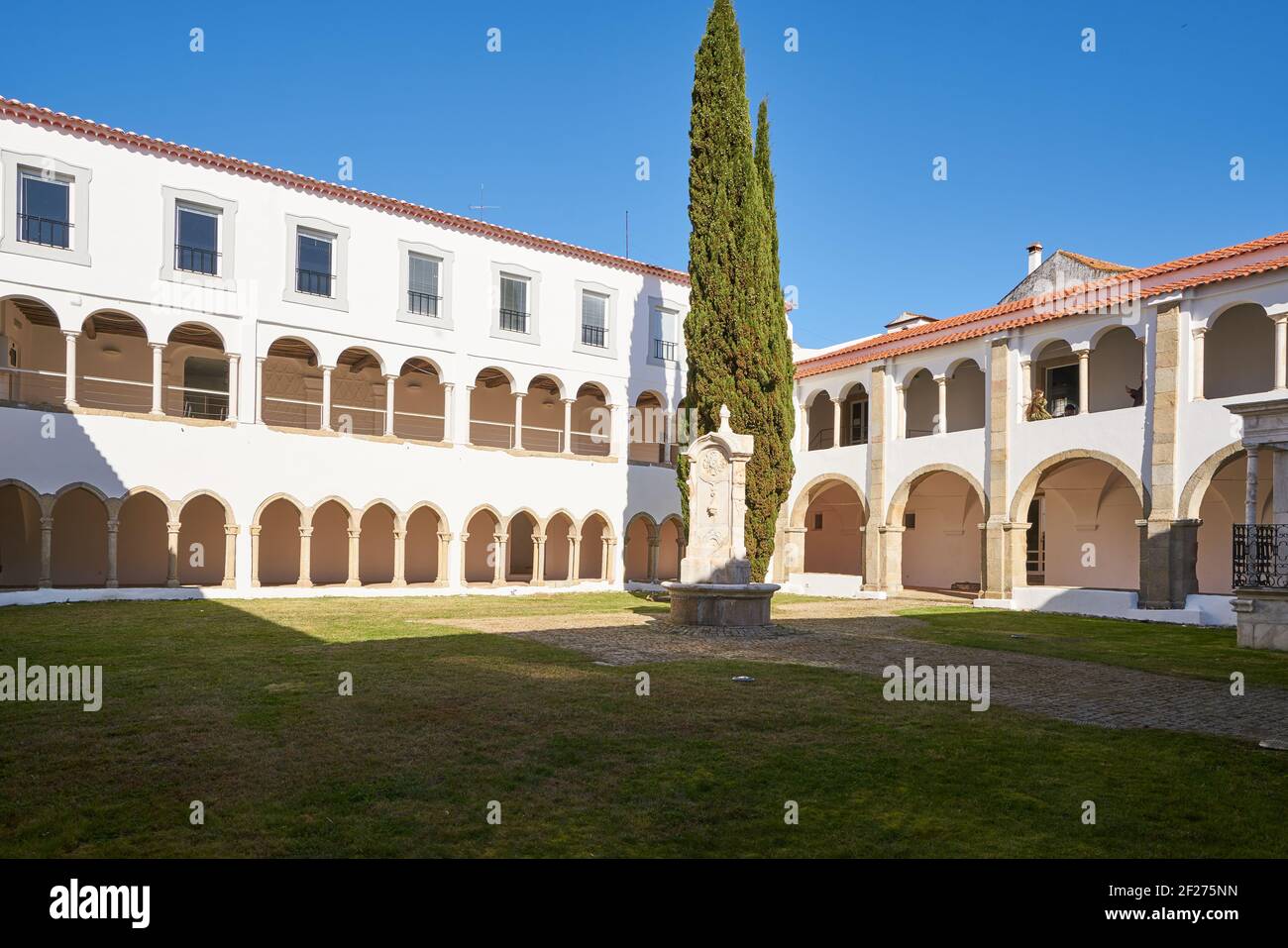 Biblioteca Portalegre nel Convento di Santa Clara, Portogallo Foto Stock