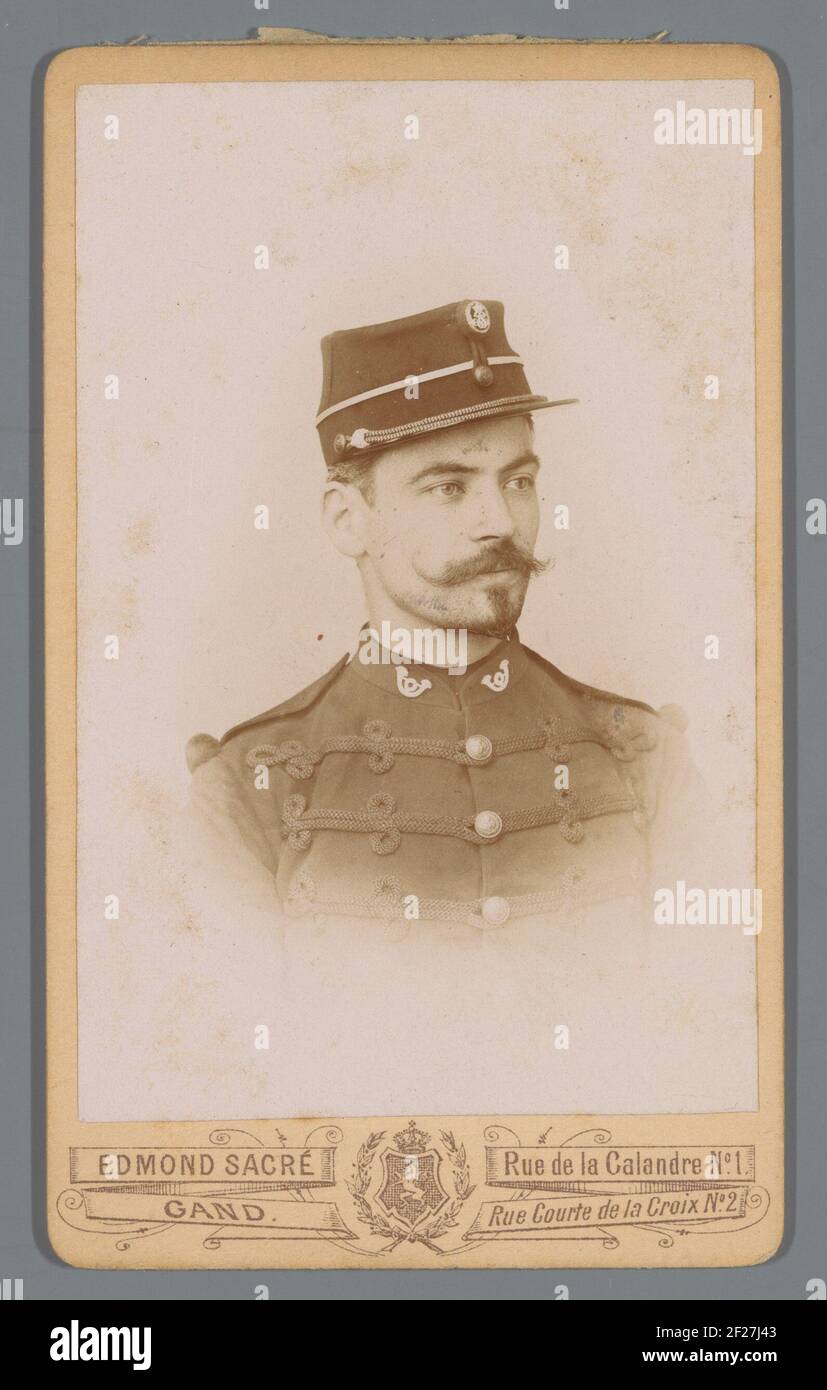 Uomo portret in uniforme.. Foto Stock