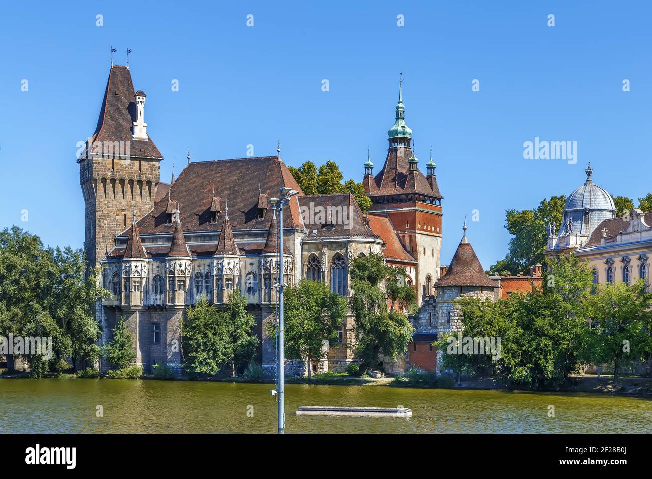 Castello di Vajdahunyad, Budapest, Ungheria Foto Stock