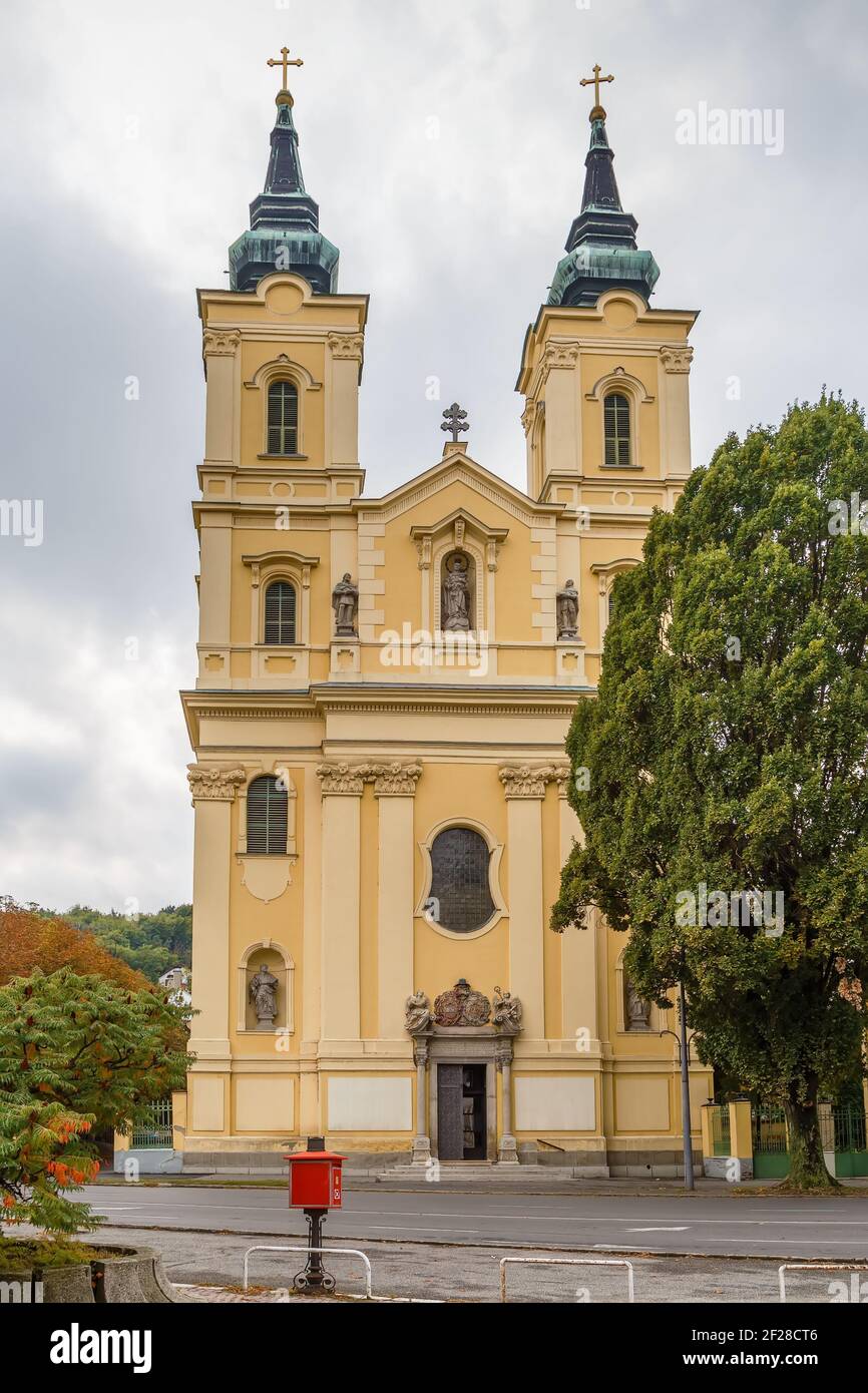 Mindszent Chiesa, Miskolc, Ungheria Foto Stock