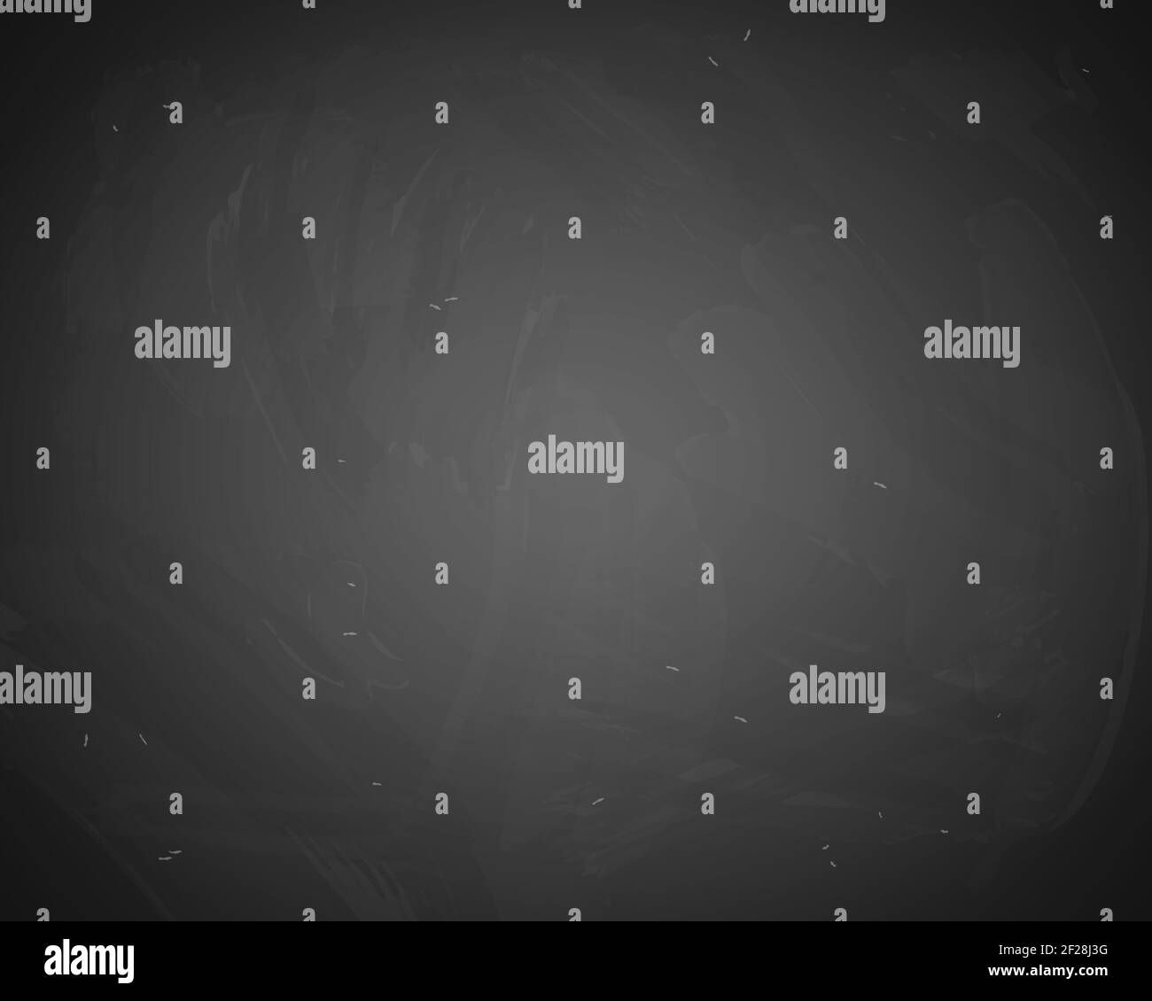 Sfondo nero della lavagna vettoriale. Lavagna con tracce di gesso Illustrazione Vettoriale