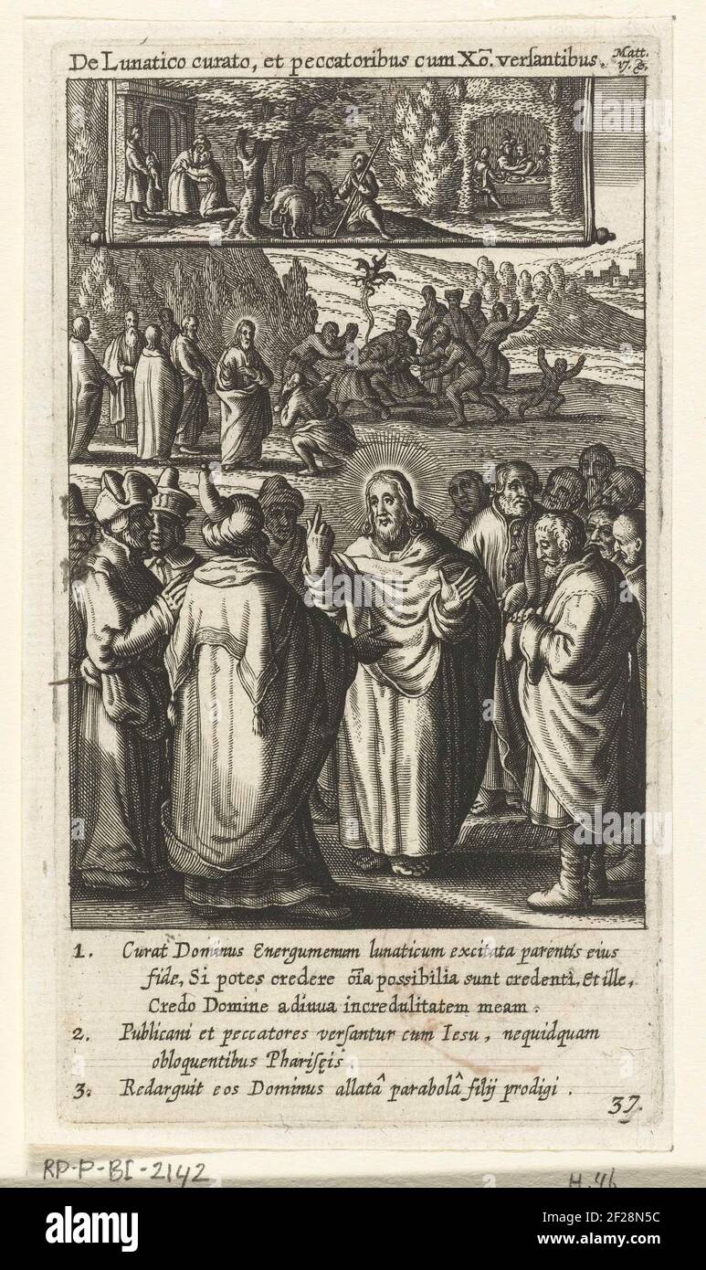 Cristo è stato Geneesm bezeten Jongen; sulla base del direttore, e quando il malvagio No. McAlpine; la passione della vita e la morte di Gesù Cristo .. Foto Stock