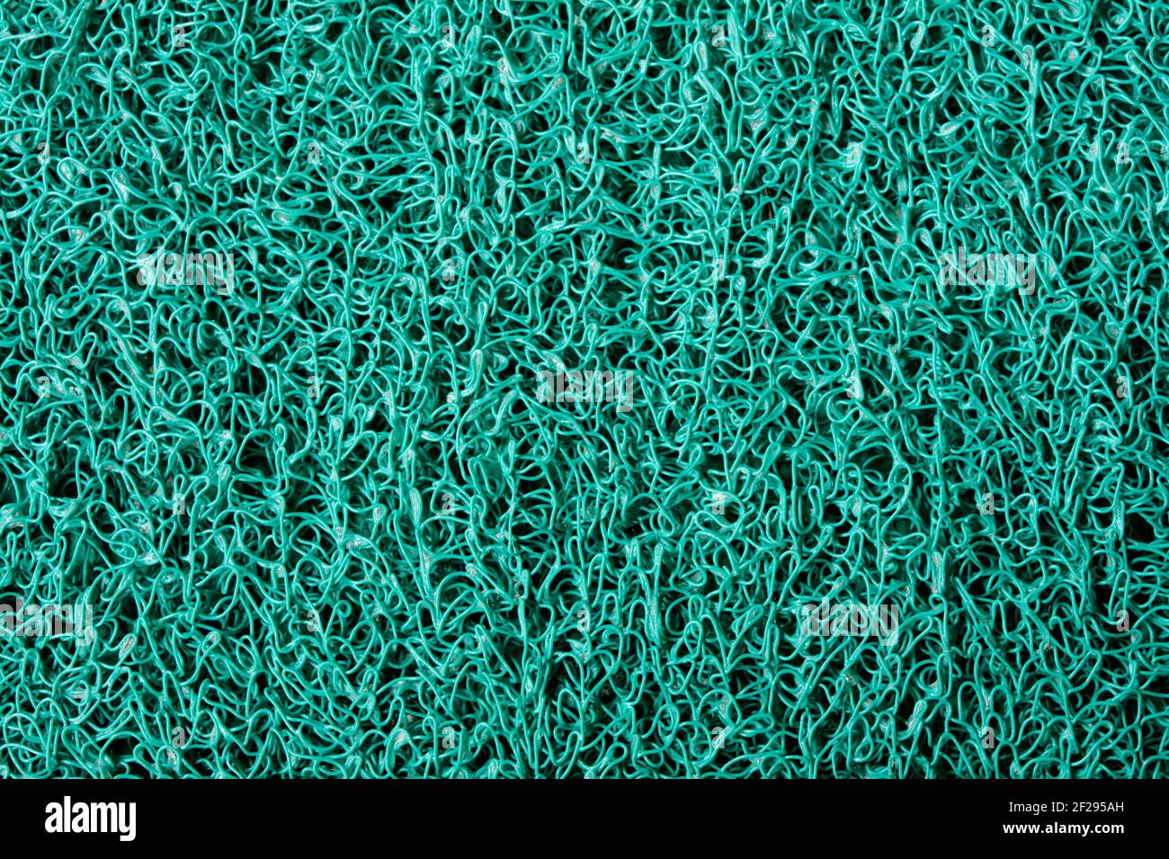 Motivo di moquette sintetica di colore verde Foto Stock