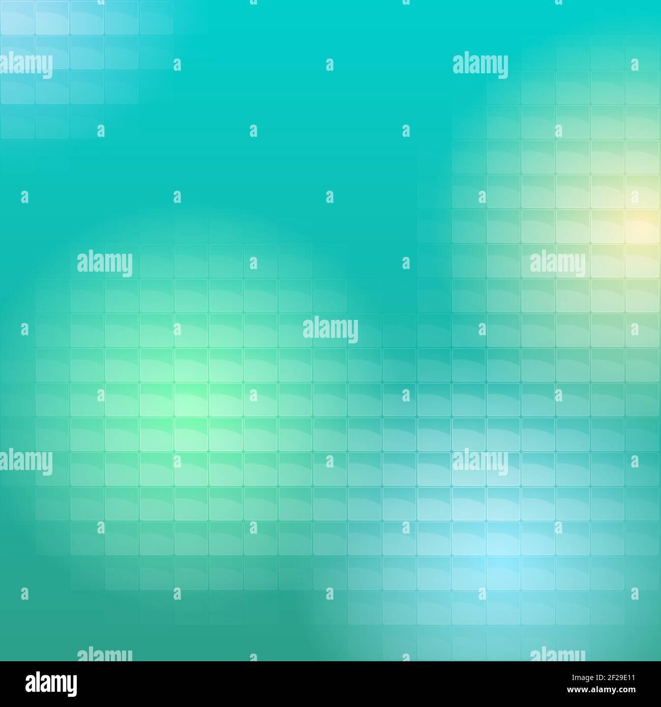 La luce colorata passa attraverso i blocchi traslucido Illustrazione Vettoriale