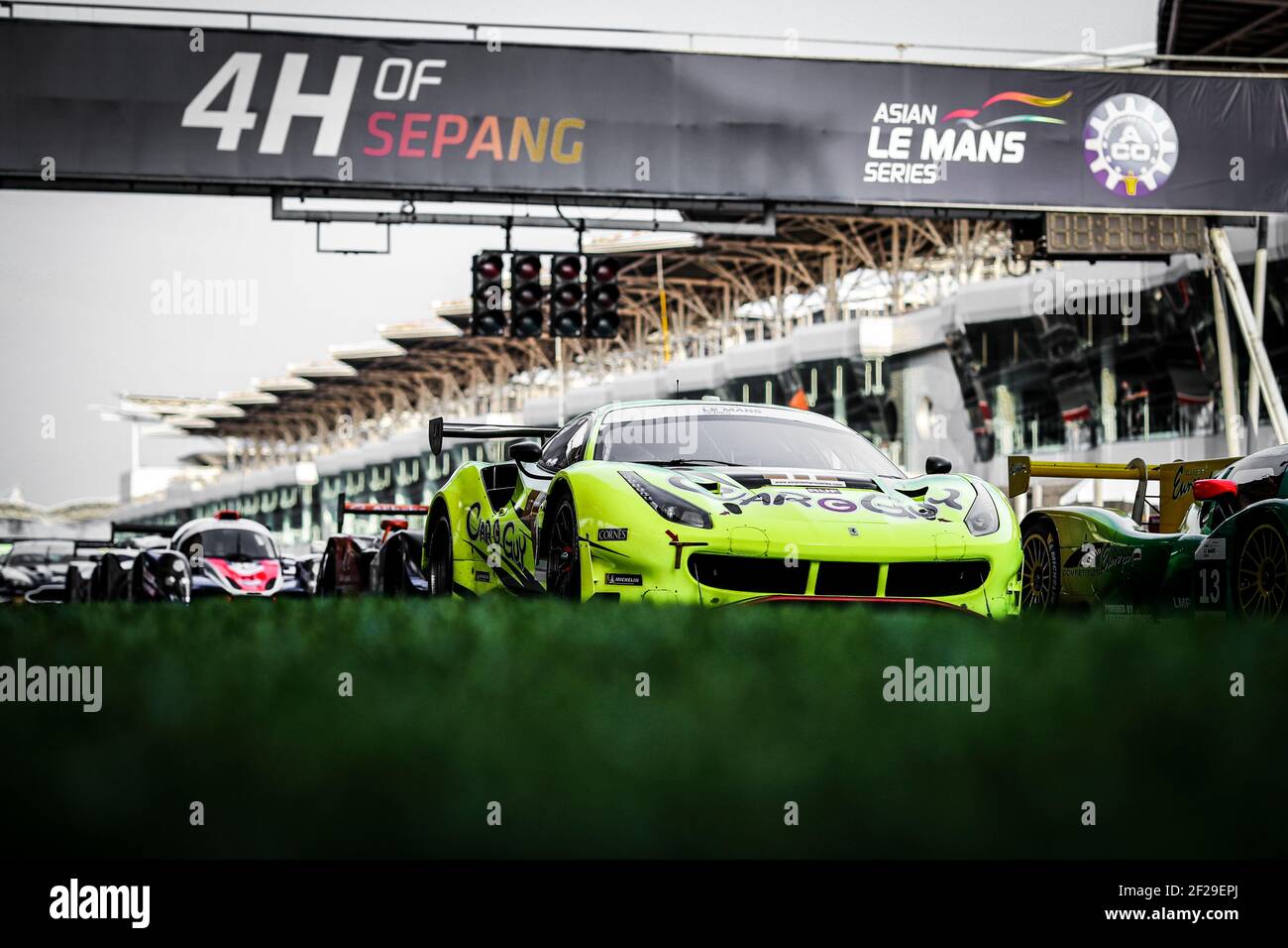 11 AUTO GUY (JPN) FERRARI 488 GT3 GT TAKESHI KIMURA (JPN) KEI COZZOLINO (JPN) JAMES CALADO (GBR) durante il Campionato Asian le Mans Series 2018 / 2019, 4 ore di Sepang, dal 22 al 24 febbraio 2019, Malesia - Foto Clement Marin / DPPI Foto Stock