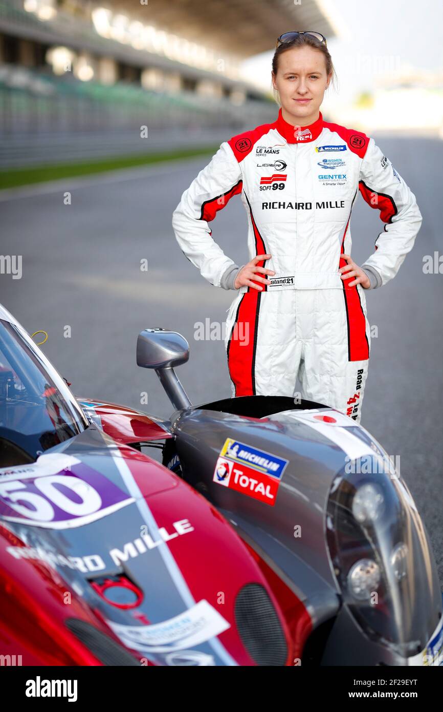 50 R24 (JPN) LIGIER JS P3 LMP3 MICHELLE GATTING (DEN) durante il Campionato Asian le Mans Series 2018 / 2019, 4 ore di Sepang, dal 22 al 24 febbraio 2019, Malesia - Foto Clemente Marin / DPPI Foto Stock