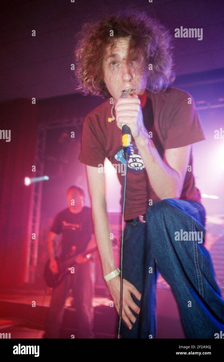 Cento motivi che giocano al Kerrang Weekender, Camber Sands, Rye, West Sussex, Inghilterra, Regno Unito. Foto Stock