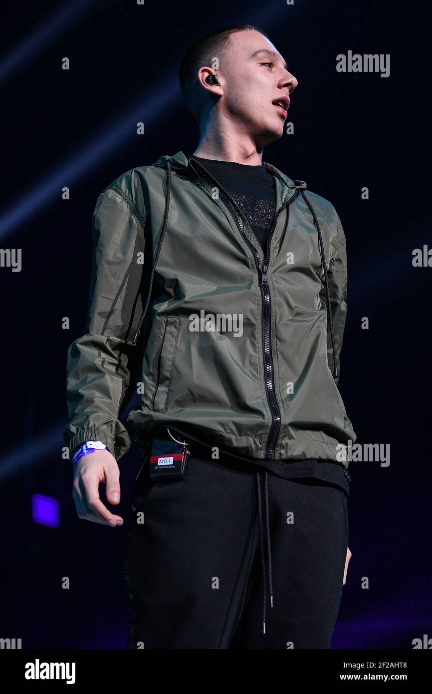 Londra, Regno Unito. 7 dicembre 2019. Aitch sul palco durante il primo giorno del Capital's Jingle Bell Ball 2019 con posto a sedere all'O2 Arena, Londra. L'immagine dovrebbe essere: Scott Garfitt/EMPICS/Alamy Live News Foto Stock