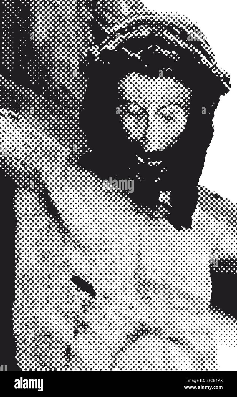 Gesù Cristo crocifisso sulla croce. Religione cristiana e cattolica. Illustrazione vettoriale. Illustrazione Vettoriale