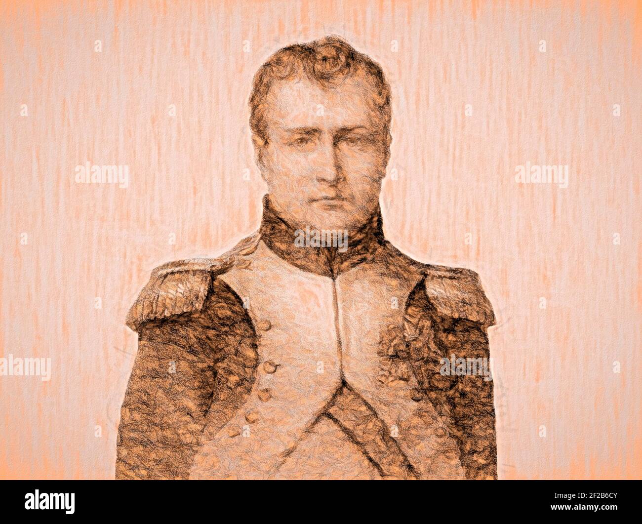 Napoléon Bonaparte, 1769-1821, Imperatore dei Francesi di Napoleone I Foto Stock