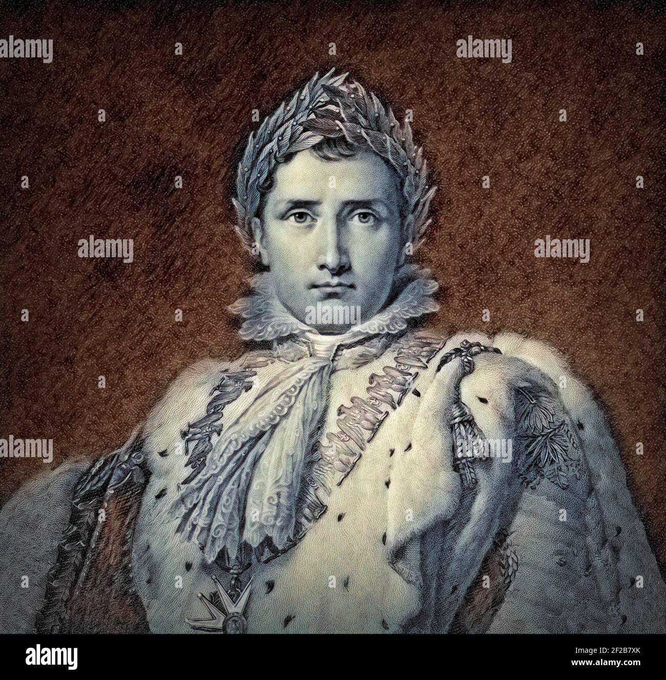 Napoléon Bonaparte, 1769-1821, Imperatore dei Francesi di Napoleone I Foto Stock