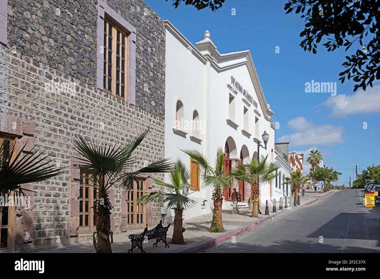Teatro Juarez / Teatro Juarez 1910 nella città la Paz, Baja California Cruz, Messico Foto Stock