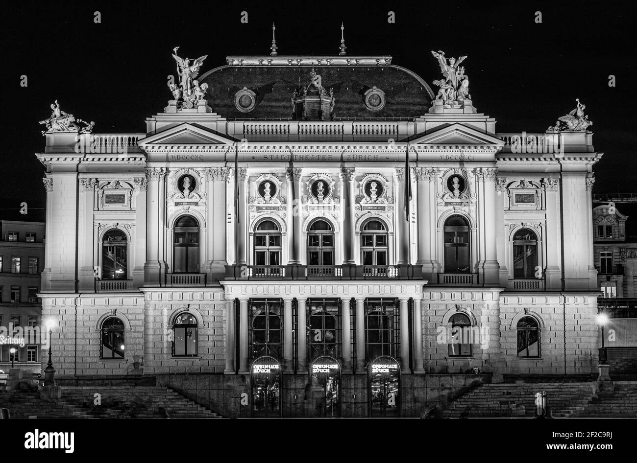 Teatro dell'Opera di Zurigo Foto Stock