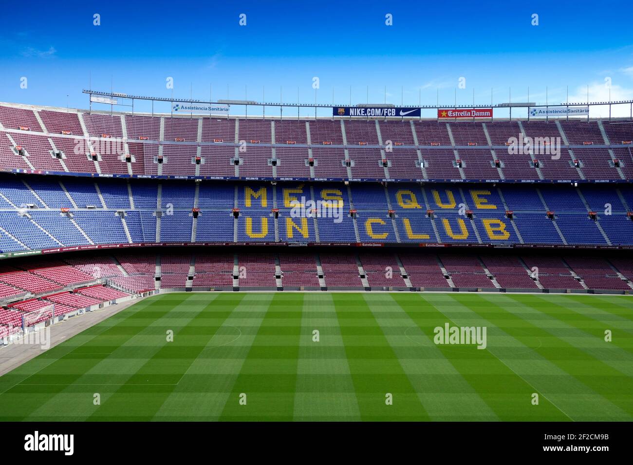 Nou Camp, Barcellona, Spagna Foto Stock