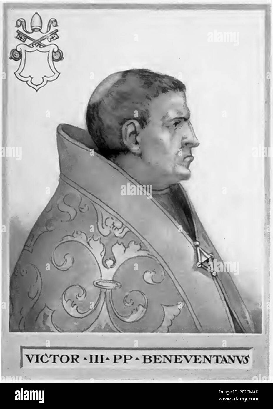 Papa Vittorio III. Foto Stock