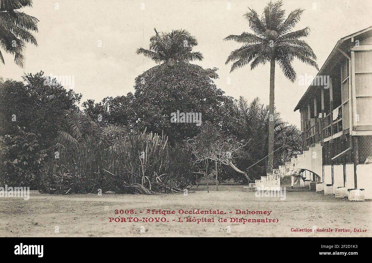 Porto-Novo-l'Hôpital (le dispensaire). Foto Stock