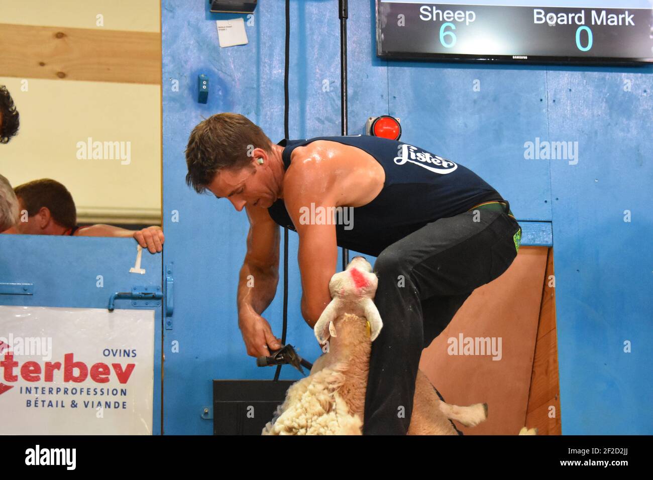 Ivan Scott Shearing al World Champs France 2019 Foto Stock